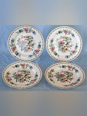 Beautiful Aynsley Pembroke Bread And Butter Plates 4 Set Made In England